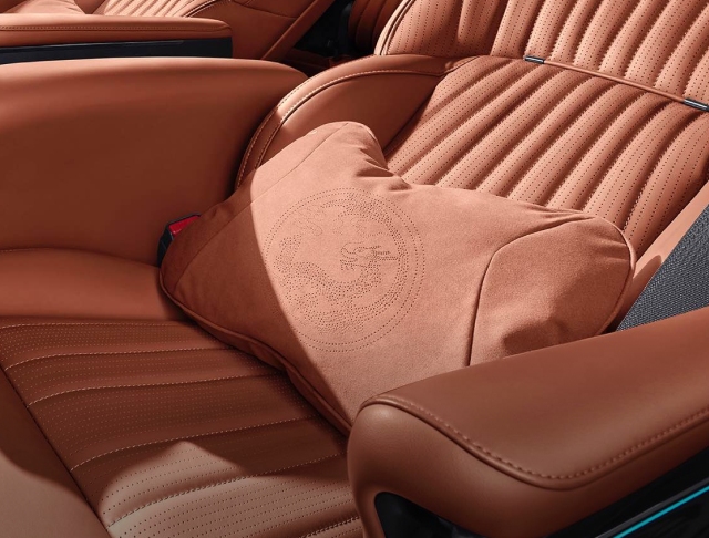 Premium leather seats with 10-point air pump massage