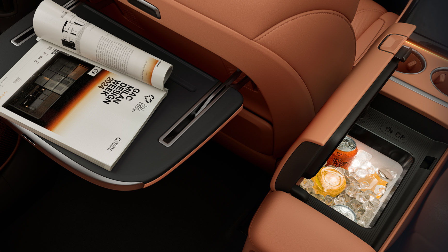 Tri-Mode, Four-Control In-Car Refrigerator;