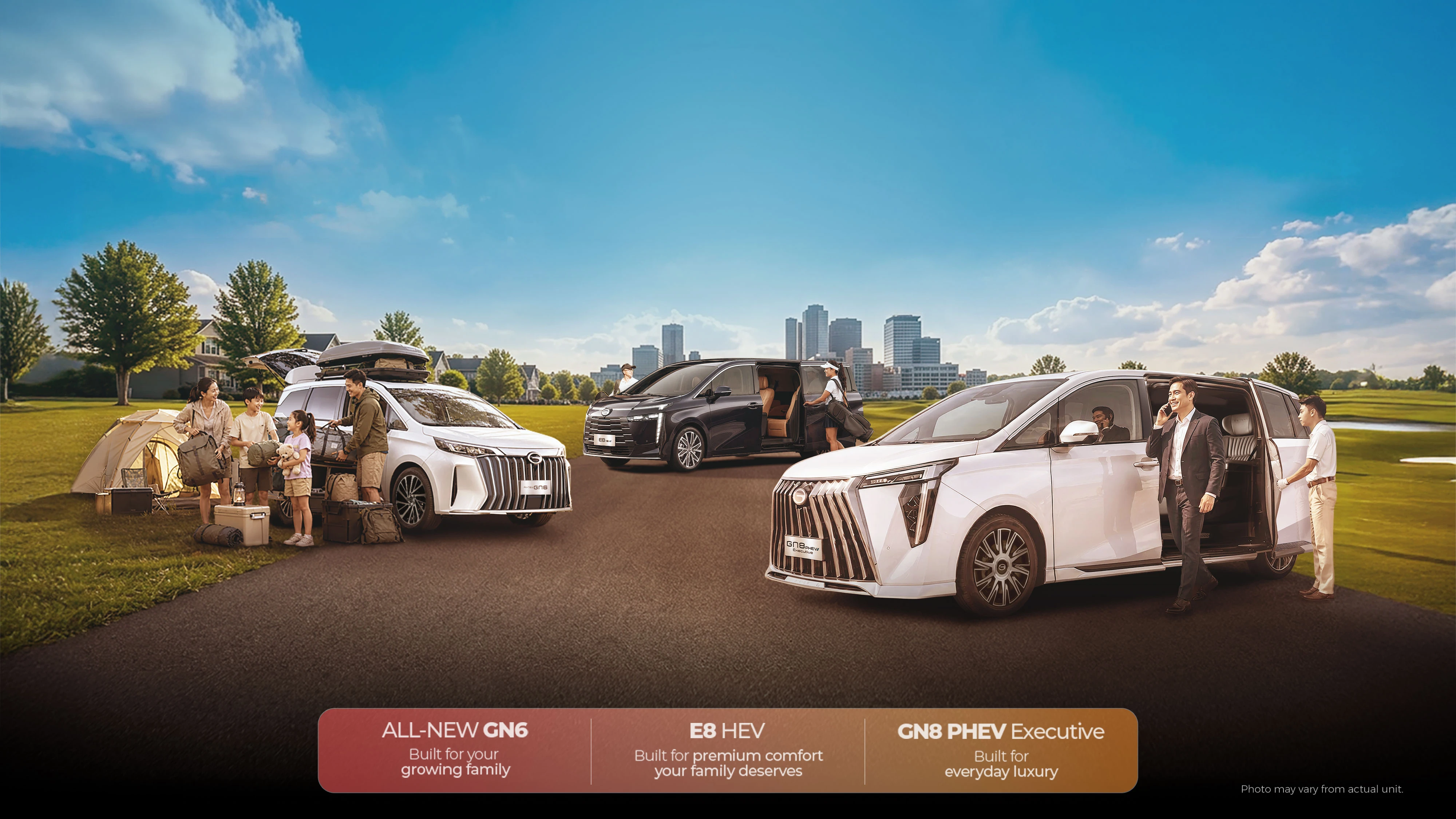 From home to work to hobbies, the GAC MPV Family is the perfect fit for every lifestyle.