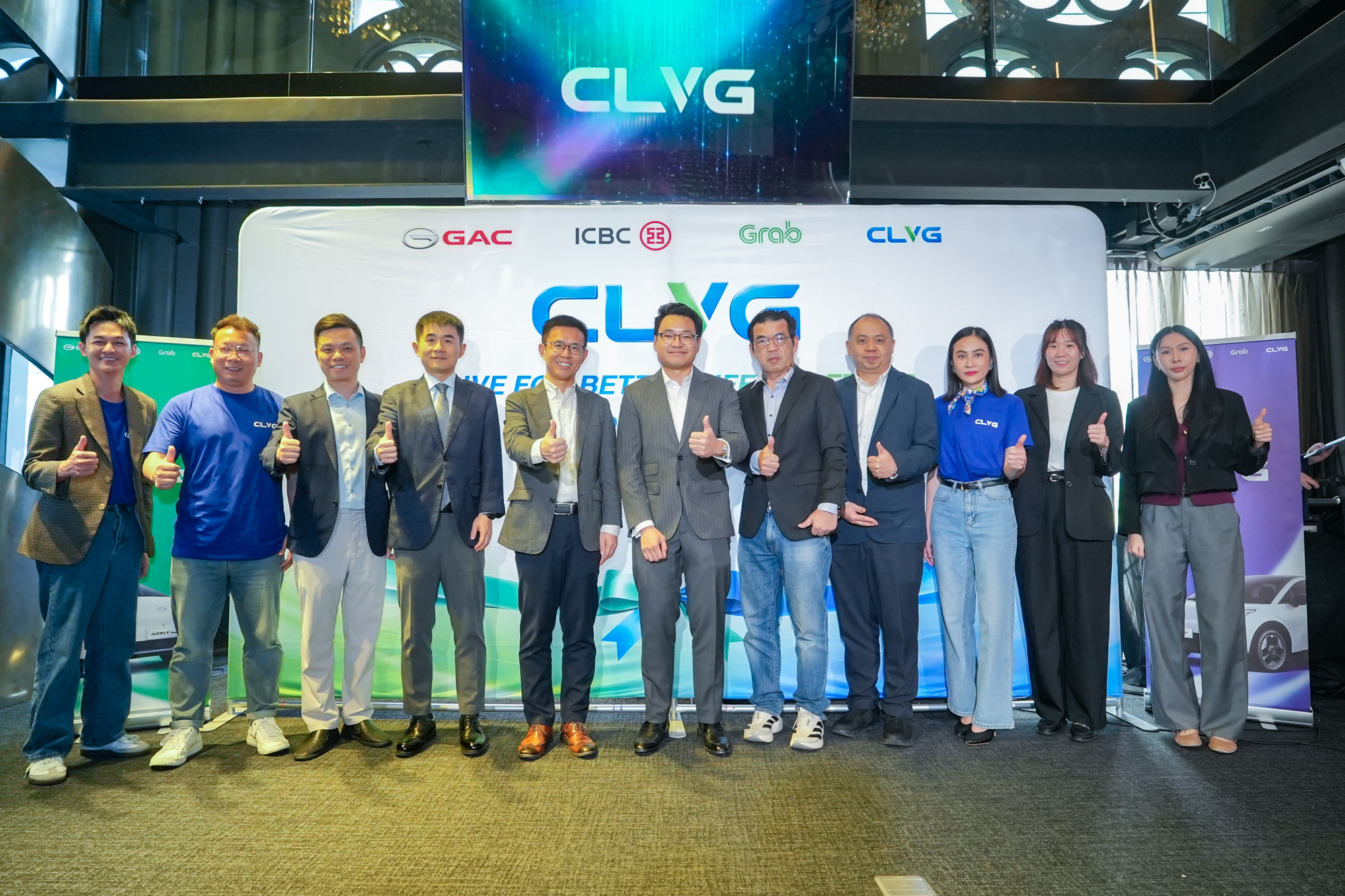 GAC AION Thailand จับมือ CLVG, Grab และ ICBC ส่งมอบรถยนต์ไฟฟ้า 100 คัน เดินหน้าขยายระบบนิเวศการเดินทางพลังงานสะอาดในประเทศไทย