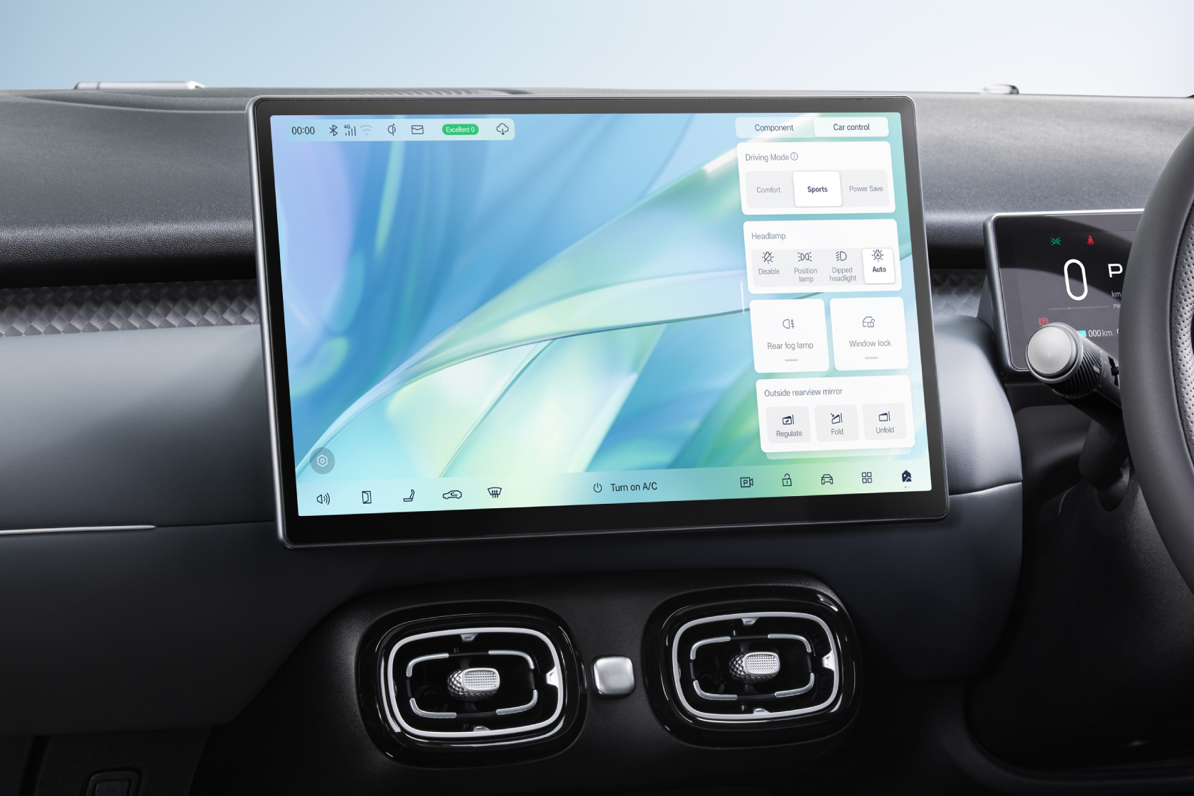 14.6" Front Center Console Screen | หน้าจอสัมผัสขนาด 14.6 นิ้ว รวมทุกระบบสั่งการและการนำทางไว้ในที่เดียว